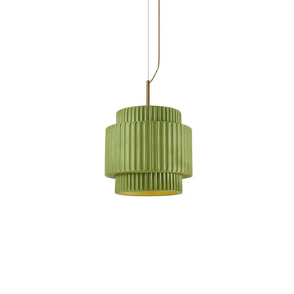 Scandinavian Tiered Fluted Pendant Light