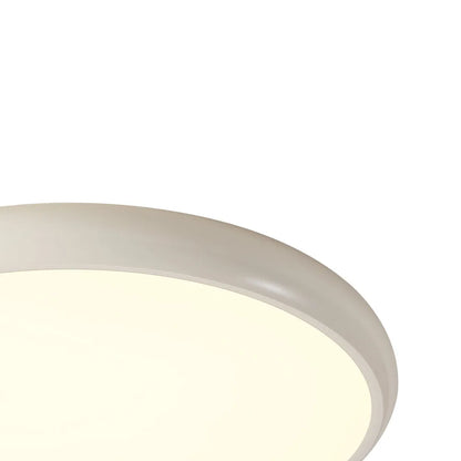 Scandinavian Wood-Look Round Integrated LED Ceiling Light