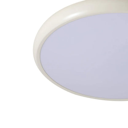 Scandinavian Wood-Look Round Integrated LED Ceiling Light