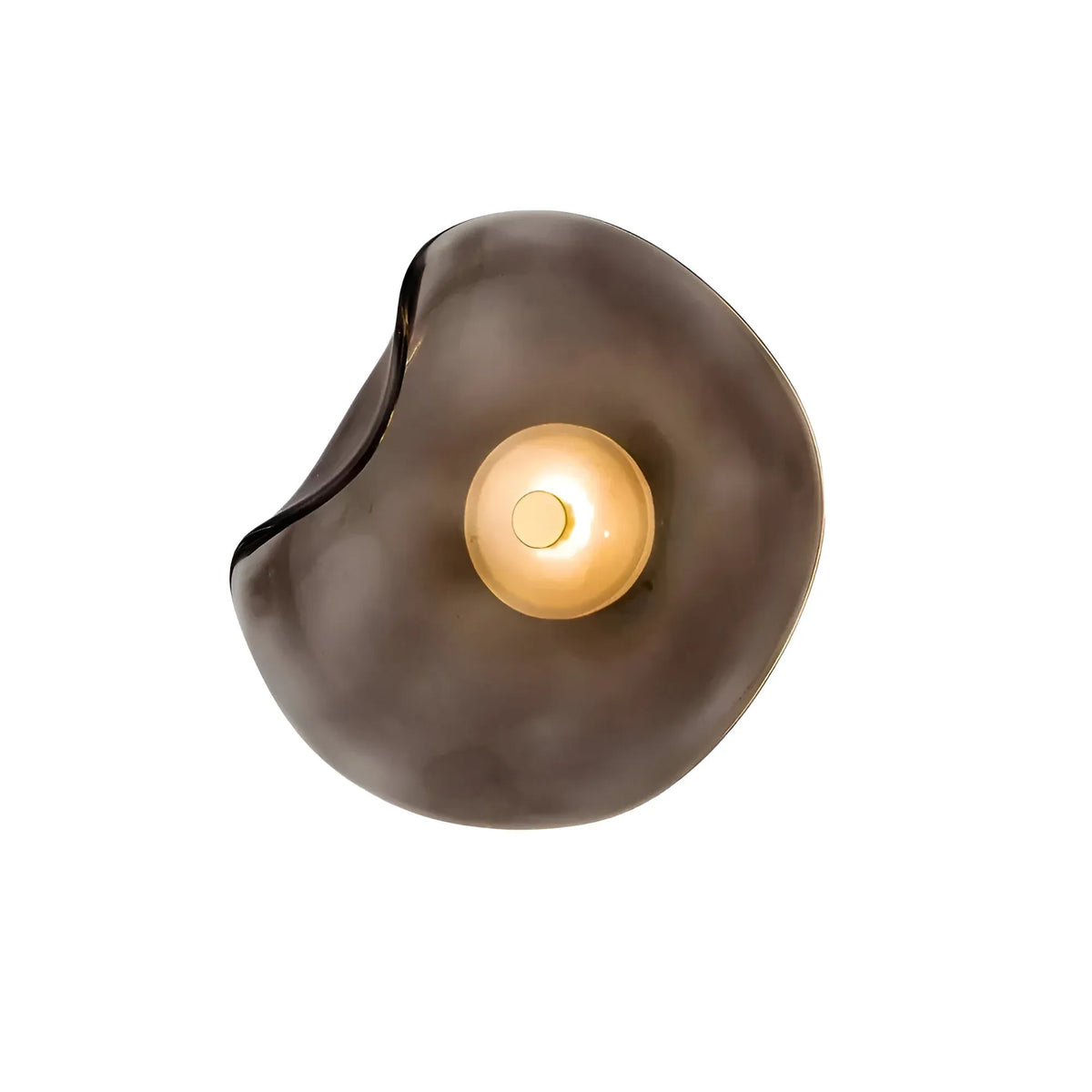 Tove Modern Curved Glass Up & Down Wall Light