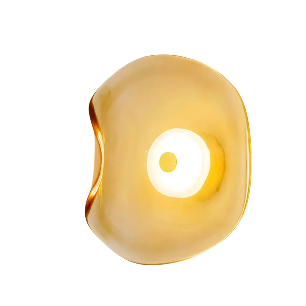 Tove Modern Curved Glass Up & Down Wall Light