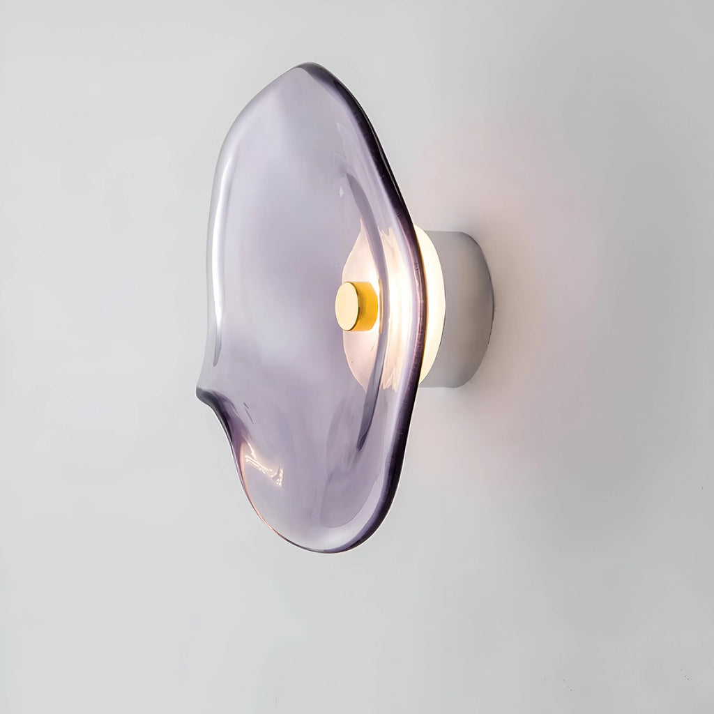Tove Modern Curved Glass Up & Down Wall Light