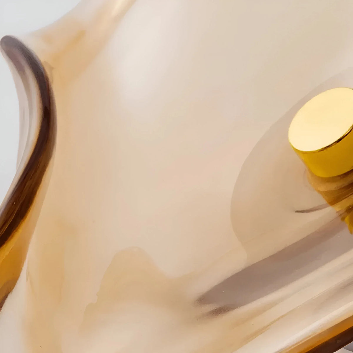 Tove Modern Curved Glass Up & Down Wall Light
