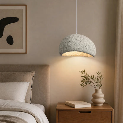 Sculpted Dome Pendant Light with Asymmetrical Form