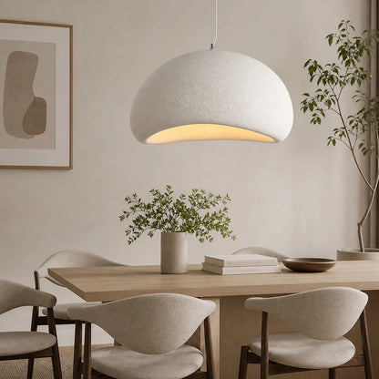 Sculpted Dome Pendant Light with Asymmetrical Form
