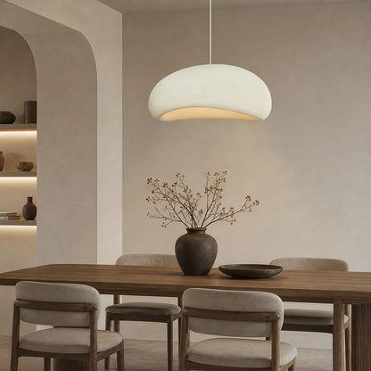 Sculpted Dome Pendant Light with Asymmetrical Form