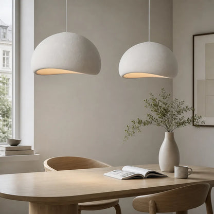 Sculpted Dome Pendant Light with Asymmetrical Form