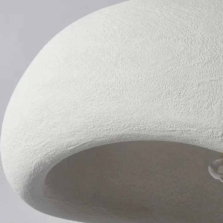 Tavian Minimalist Asymmetrical Fibreglass Dome Pendant Light