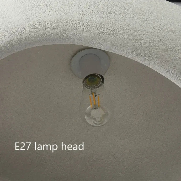 Tavian Minimalist Asymmetrical Fibreglass Dome Pendant Light