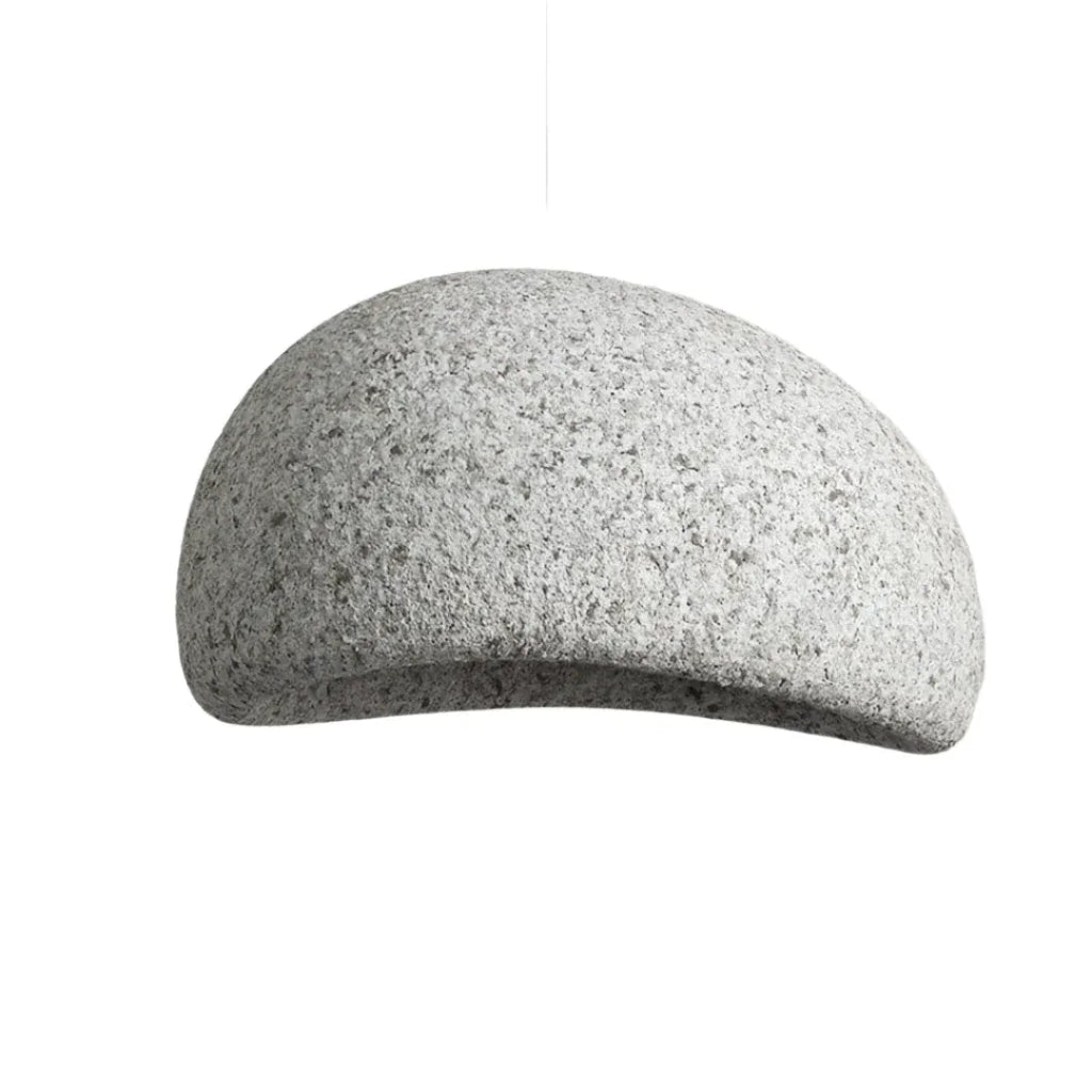 Tavian Minimalist Asymmetrical Fibreglass Dome Pendant Light