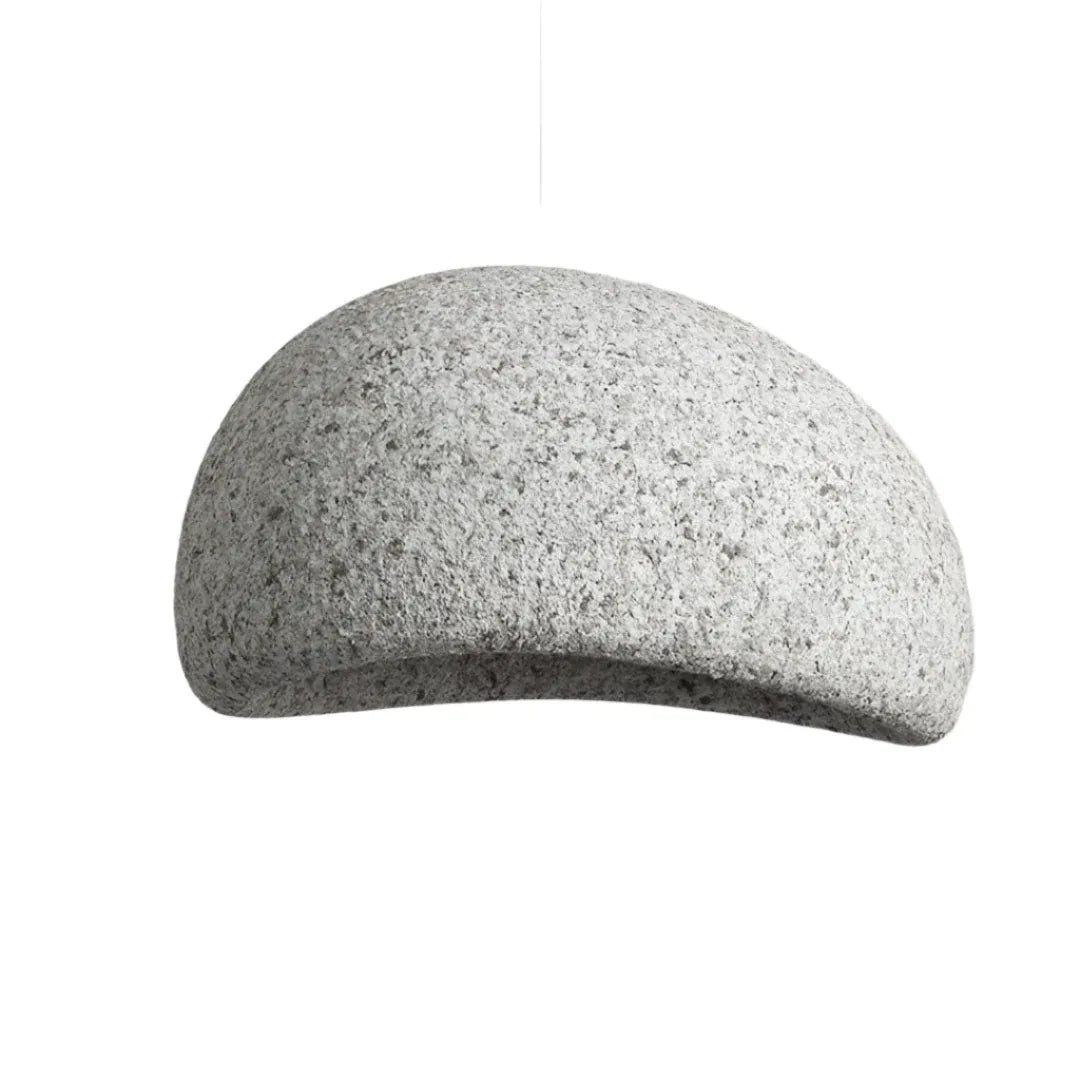 Tavian Minimalist Asymmetrical Fibreglass Dome Pendant Light