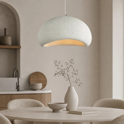 Sculpted Dome Pendant Light with Asymmetrical Form