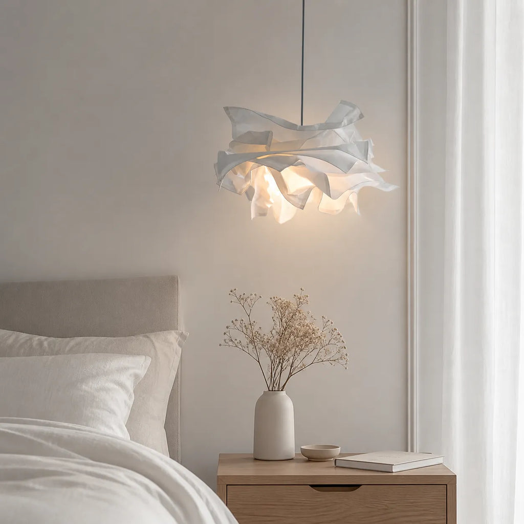 Leona Sculptural Cloud Paper LED Pendant Light