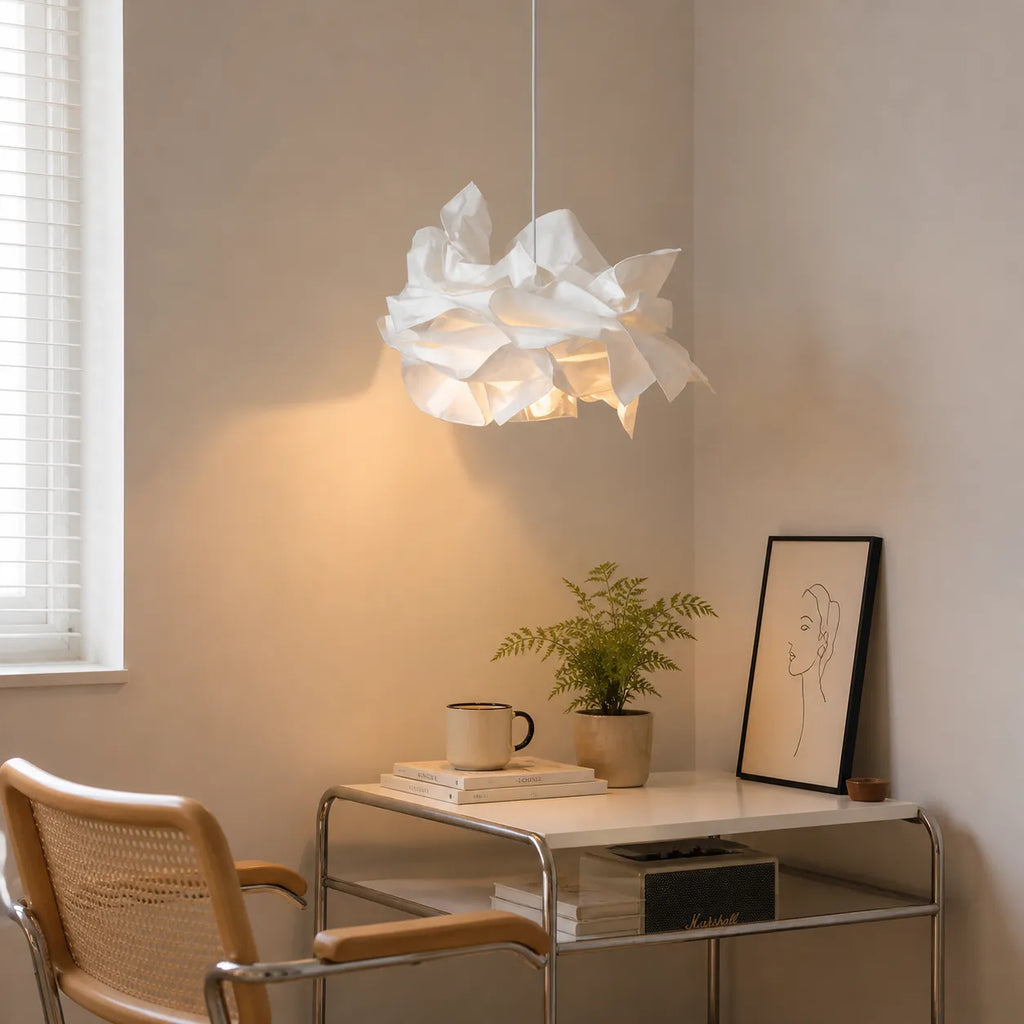 Leona Sculptural Cloud Paper LED Pendant Light