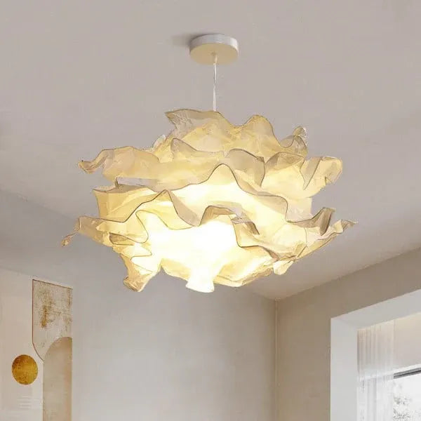Leona Sculptural Cloud Paper LED Pendant Light