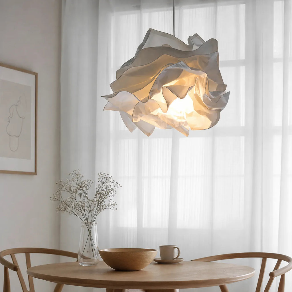 Leona Sculptural Cloud Paper LED Pendant Light