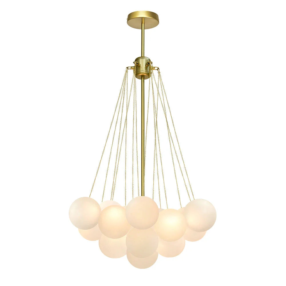 Jem Modern Glass Bubble Cluster Chandelier