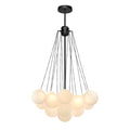 Jem Modern Glass Bubble Cluster Chandelier