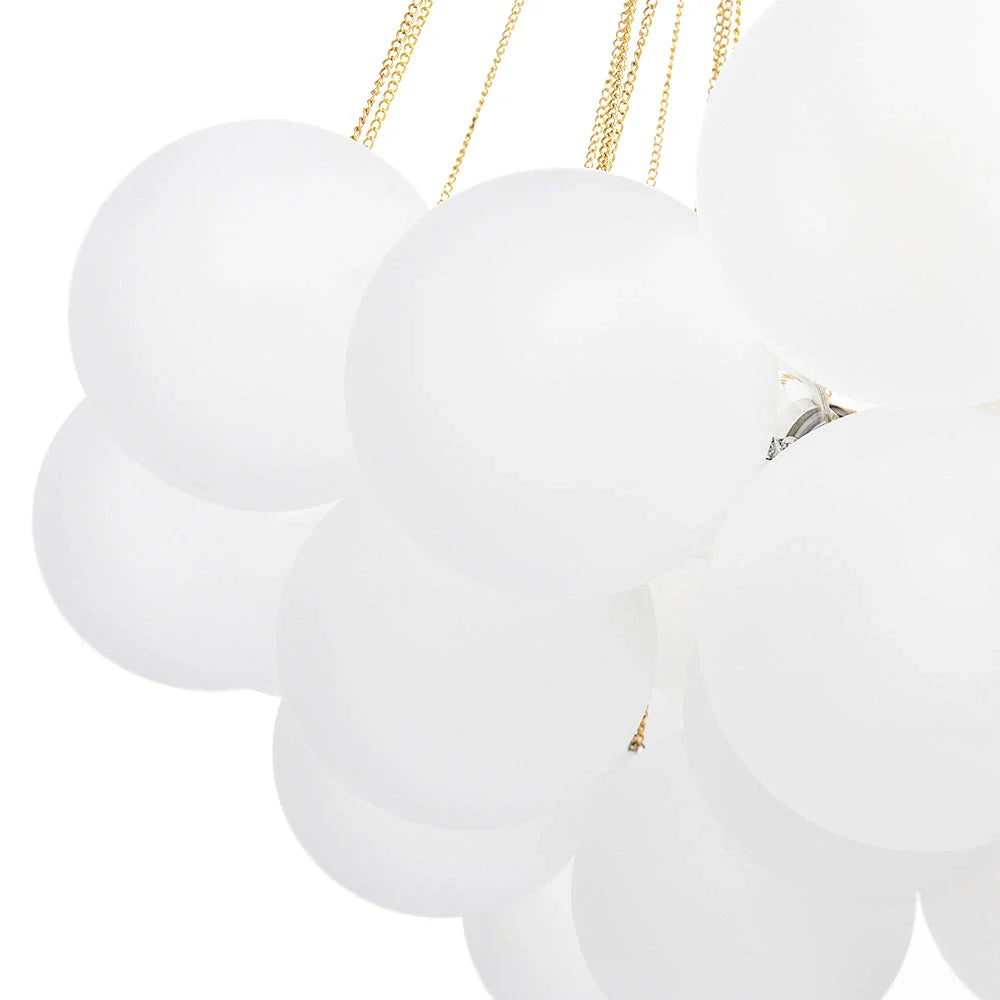 Jem Modern Glass Bubble Cluster Chandelier