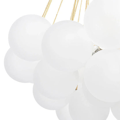 Sculptural Glass Bubble Chandelier with Contemporary Design