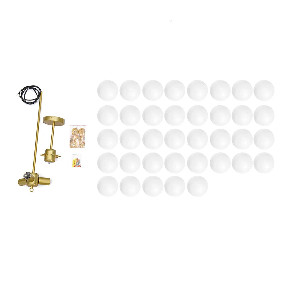 Jem Modern Glass Bubble Cluster Chandelier