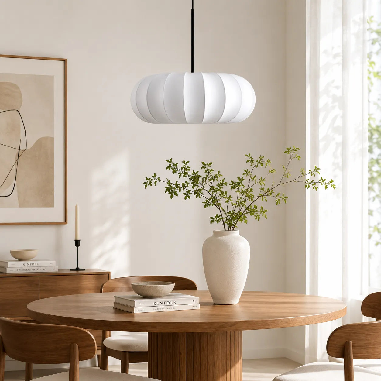 Serena Silk Pendant Light