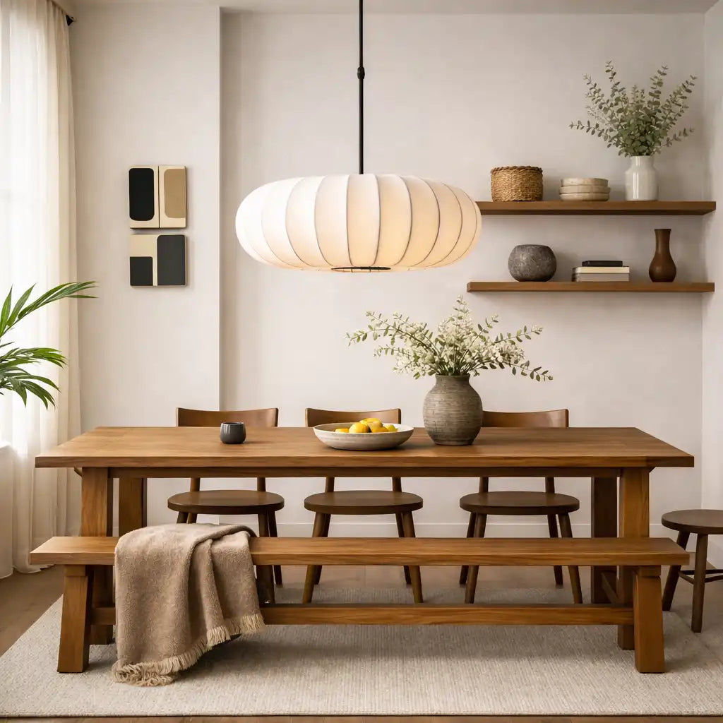 Serena Silk Pendant Light