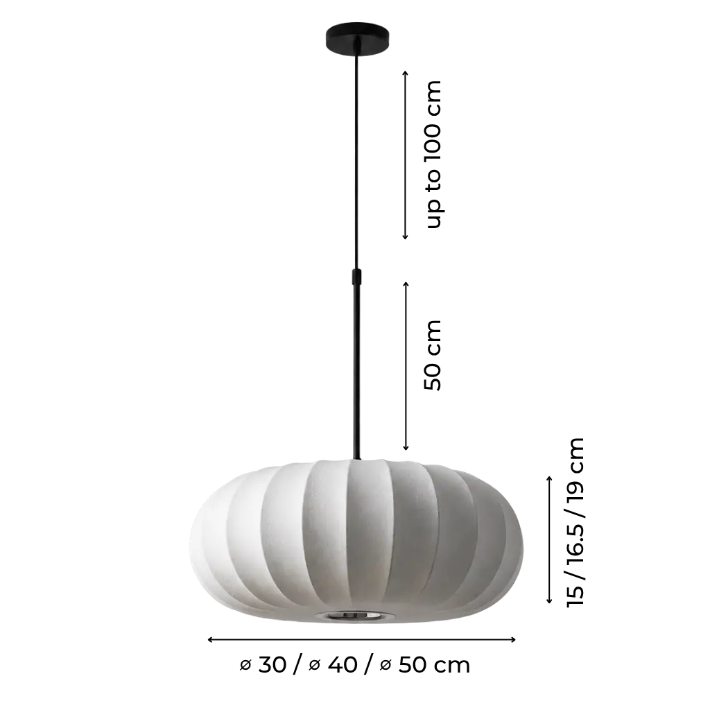 Serena Silk Pendant Light
