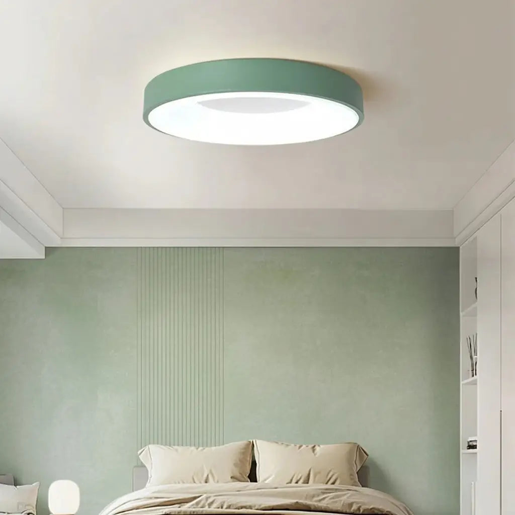 Solace Modern Hollow Ring LED Flush Mount Ceiling Light