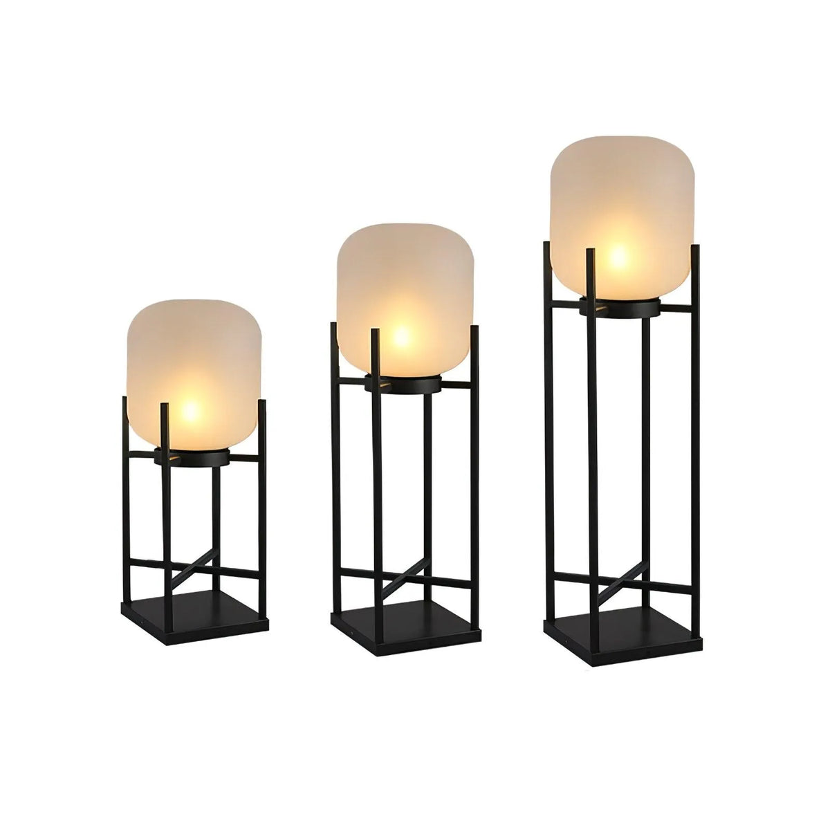 Zora IP65 Solar LED Outdoor Lantern Floor Lamp