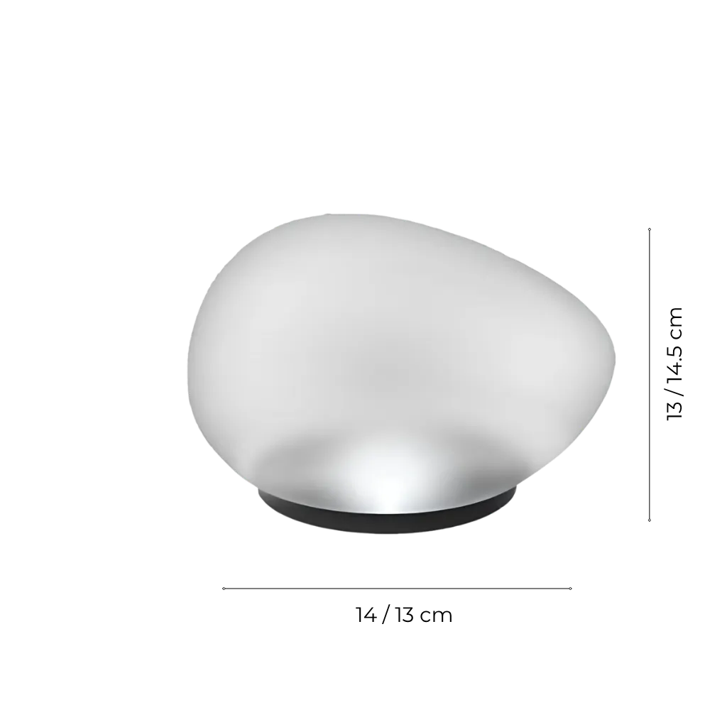 Solar Pebble Stone LED Garden Pathway Light
