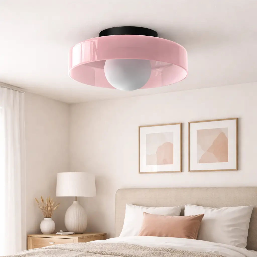 Aura Mid-Century Glass Orb Wall & Ceiling Light