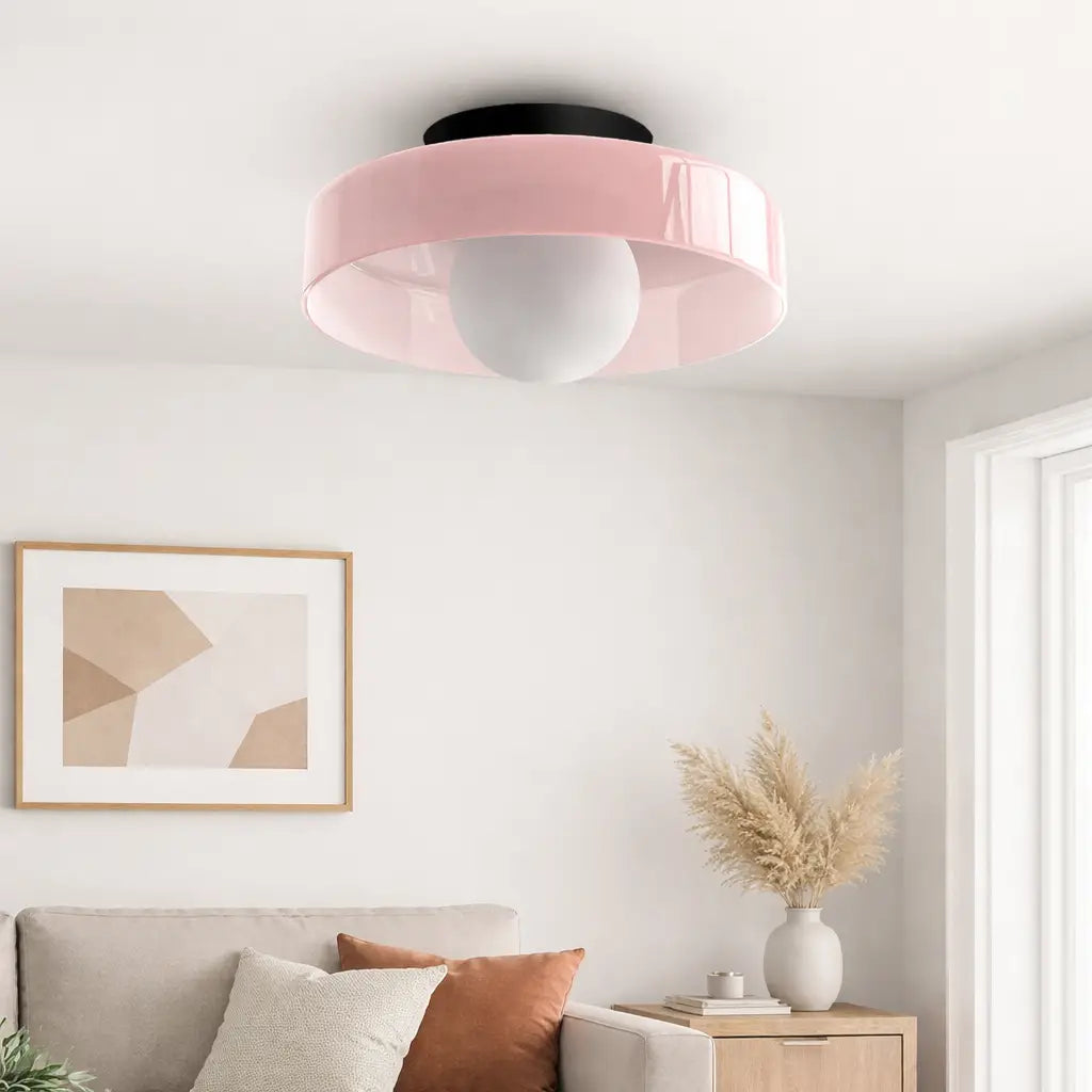 Aura Mid-Century Glass Orb Wall & Ceiling Light