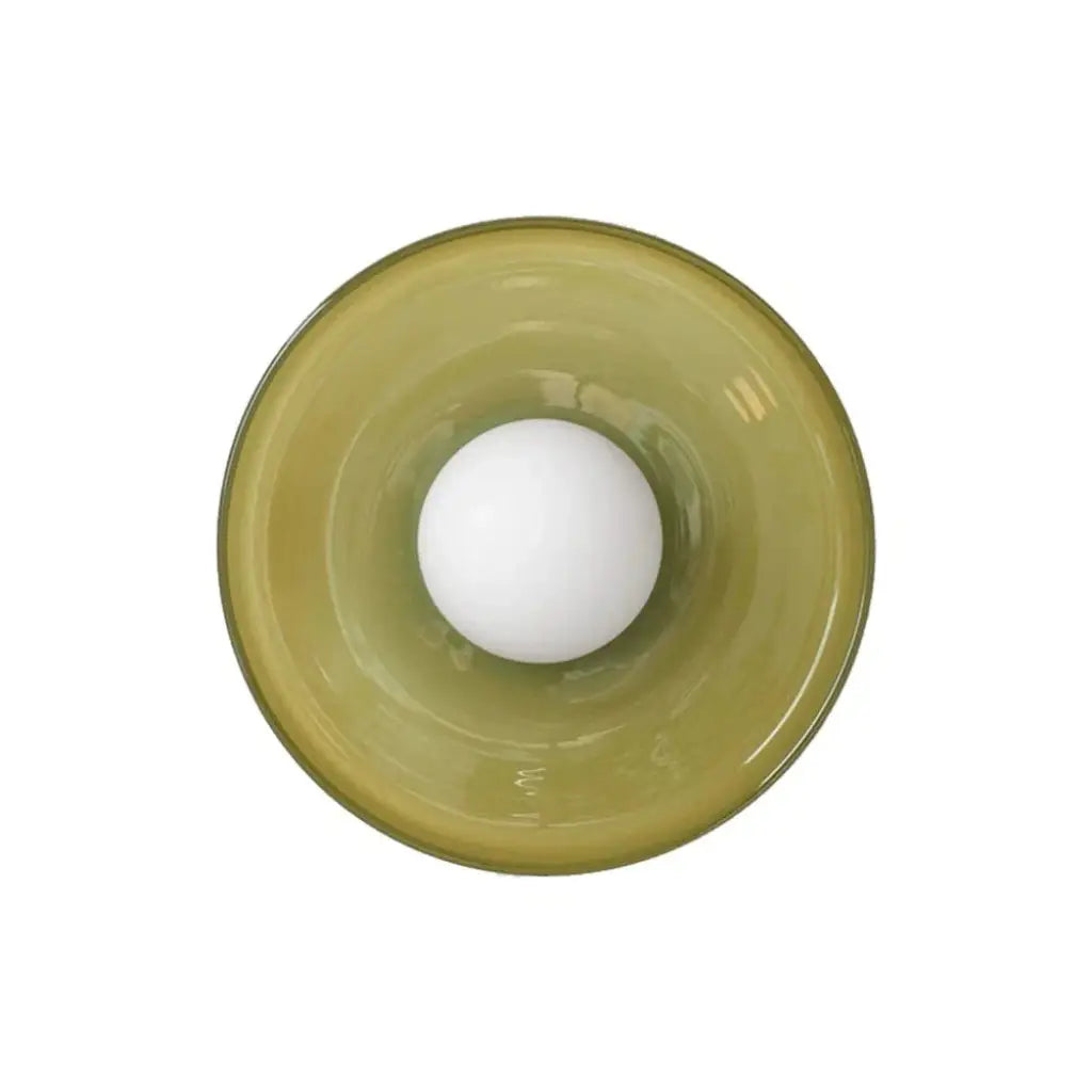 Aura Mid-Century Glass Orb Wall & Ceiling Light