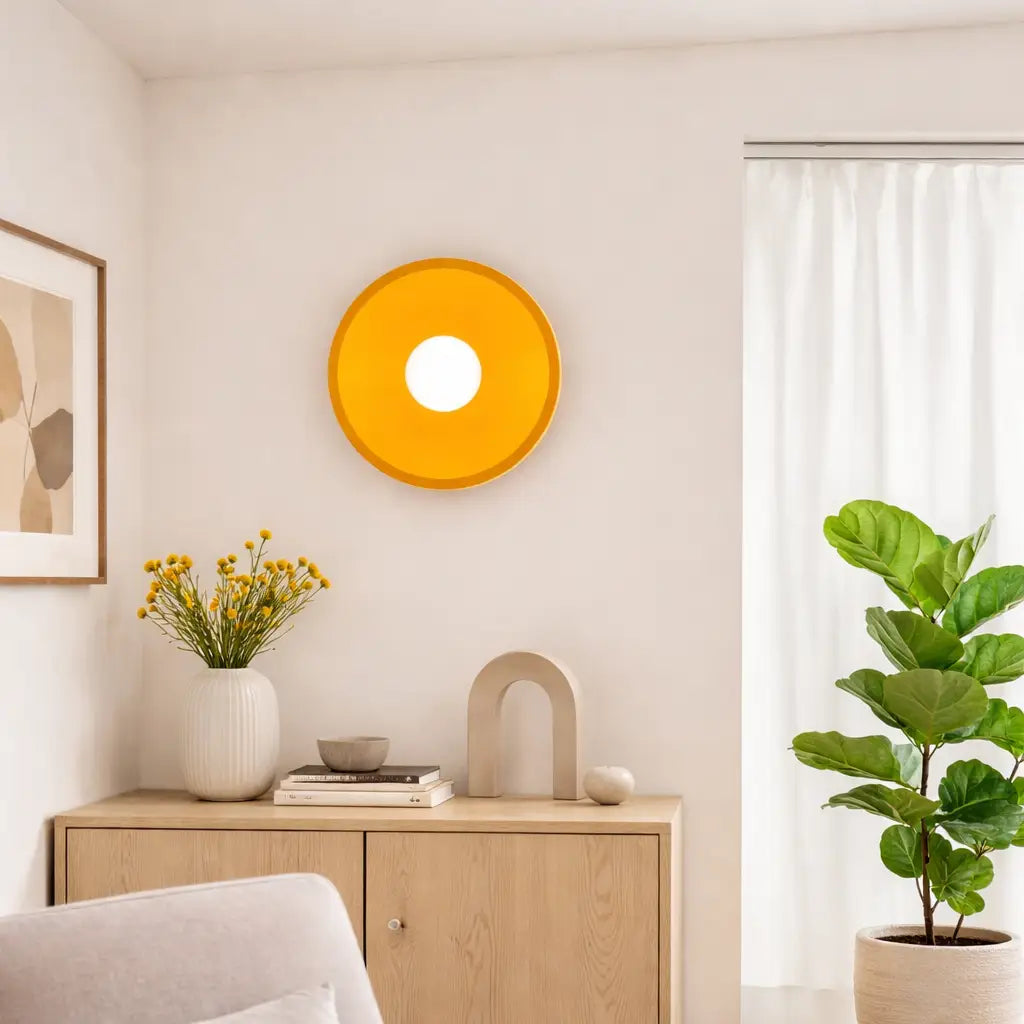 Aura Mid-Century Glass Orb Wall & Ceiling Light
