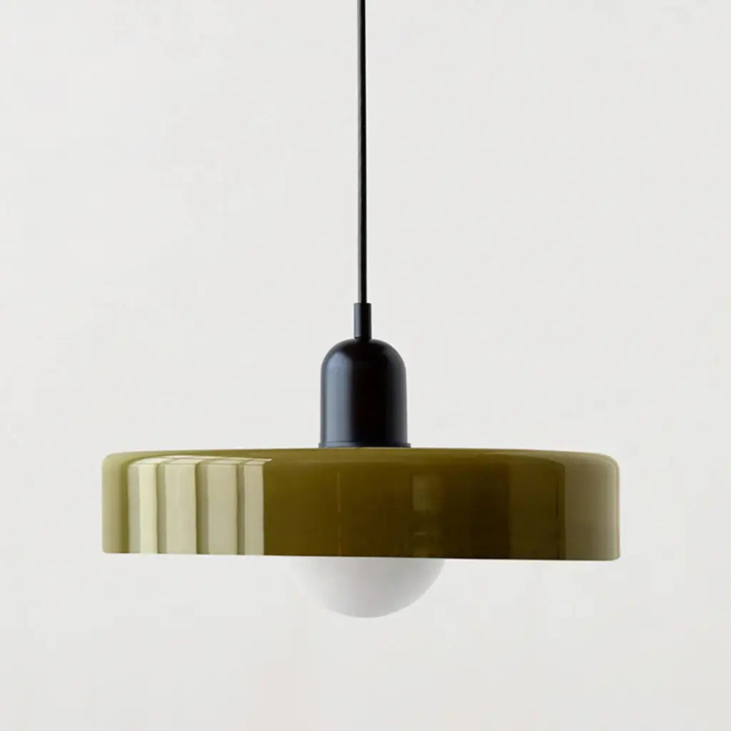 Sonnet Bauhaus Coloured Glass Pendant Light