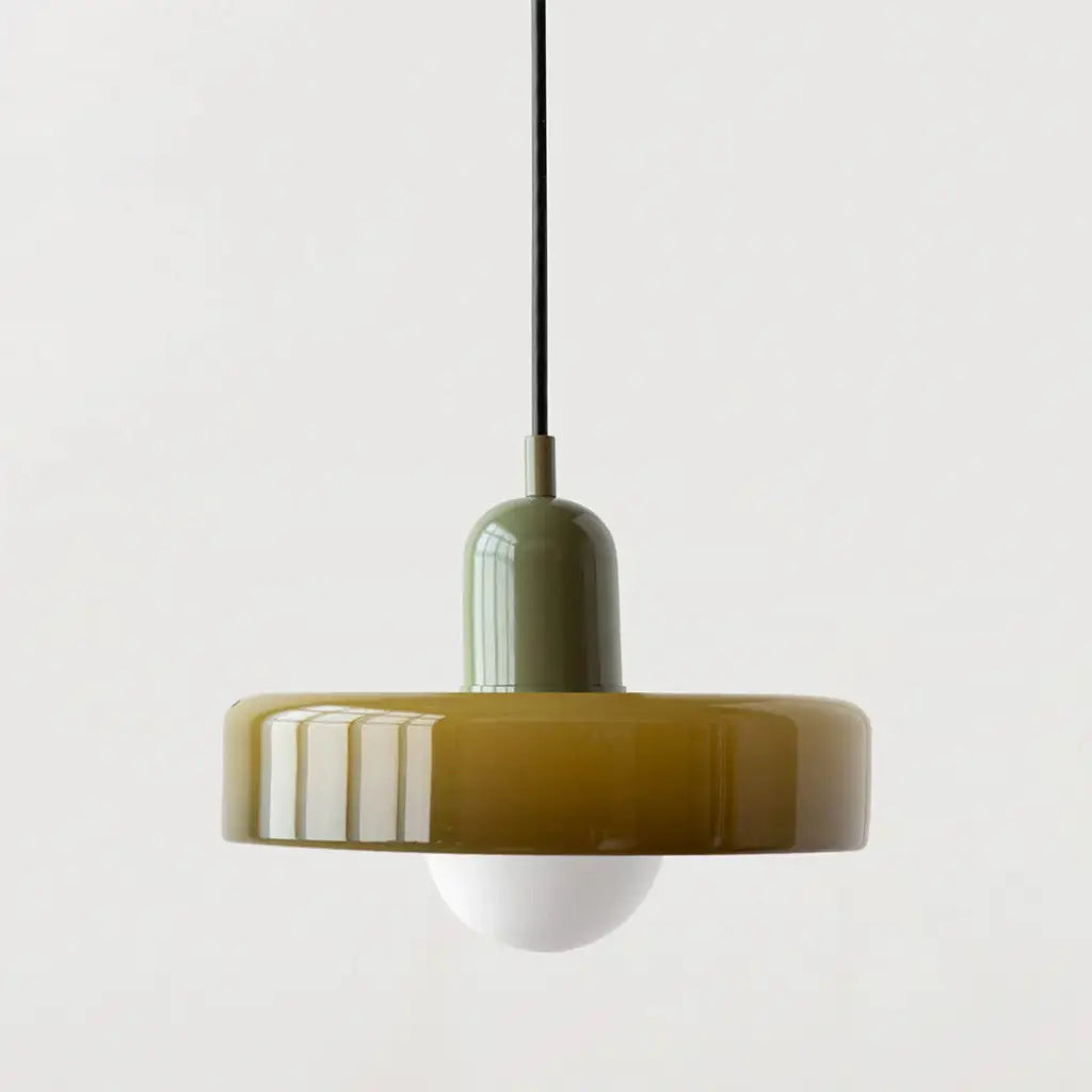 Sonnet Bauhaus Coloured Glass Pendant Light