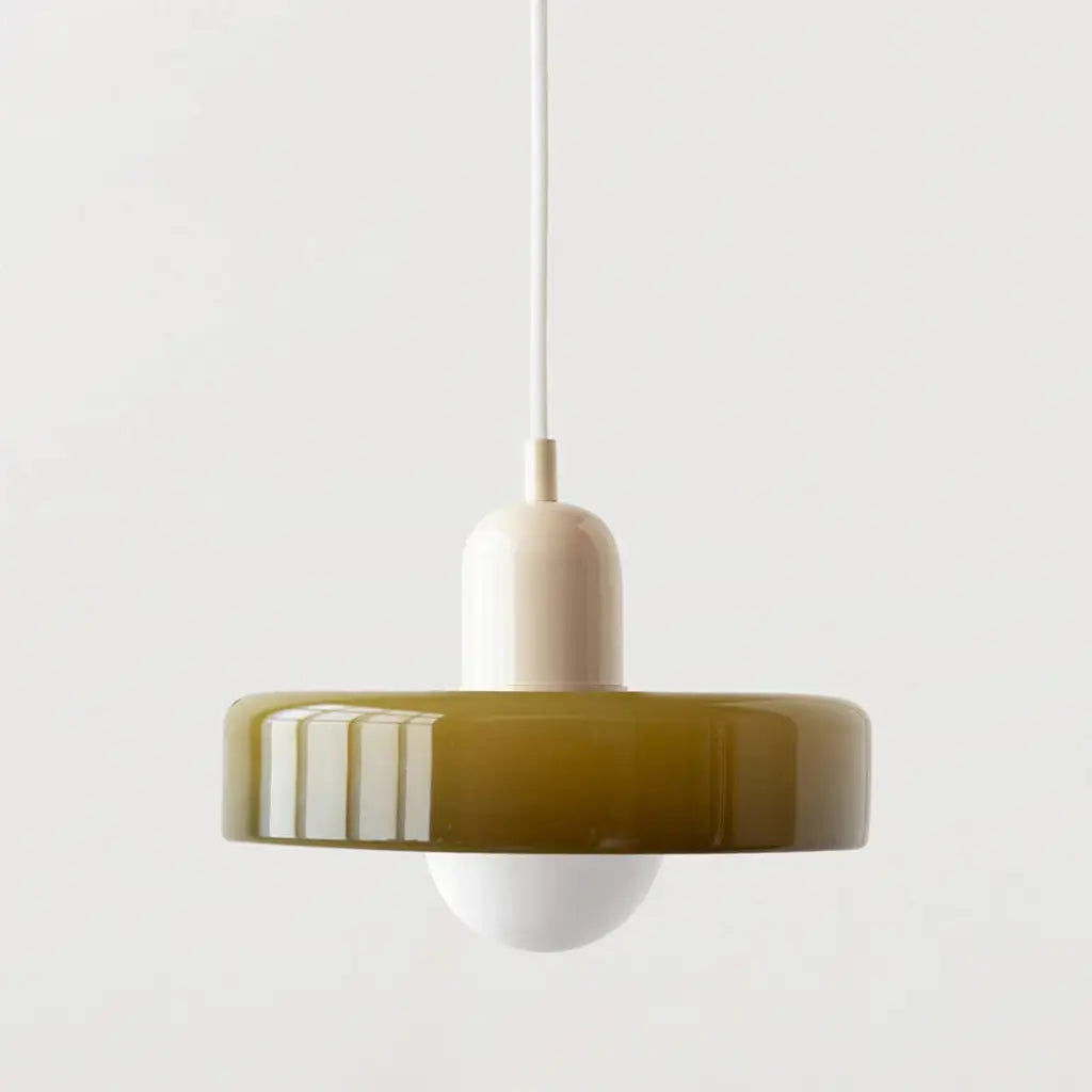Sonnet Bauhaus Coloured Glass Pendant Light