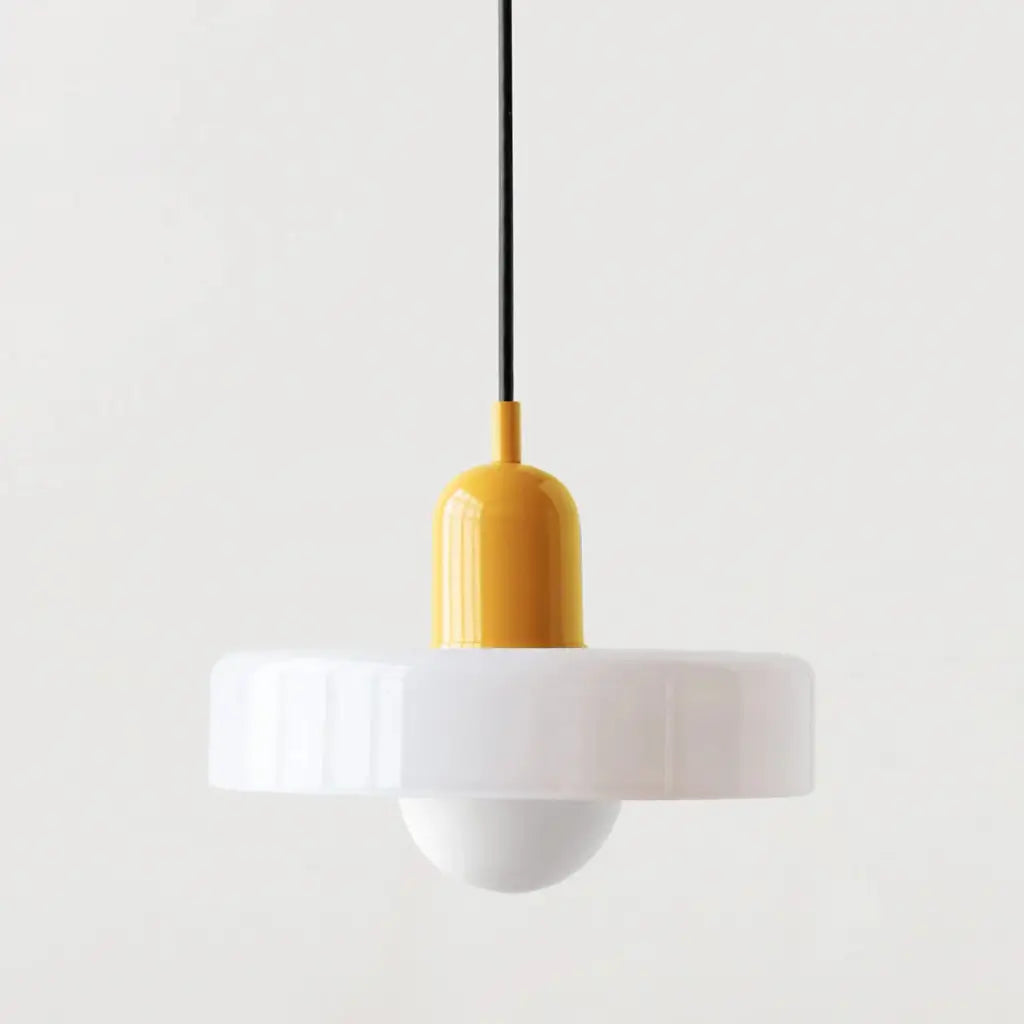 Sonnet Bauhaus Coloured Glass Pendant Light