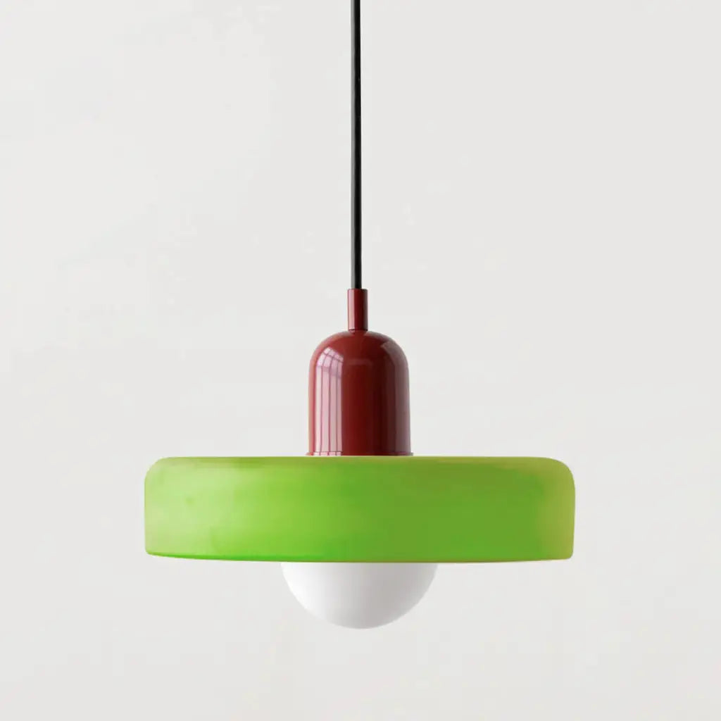 Sonnet Bauhaus Coloured Glass Pendant Light