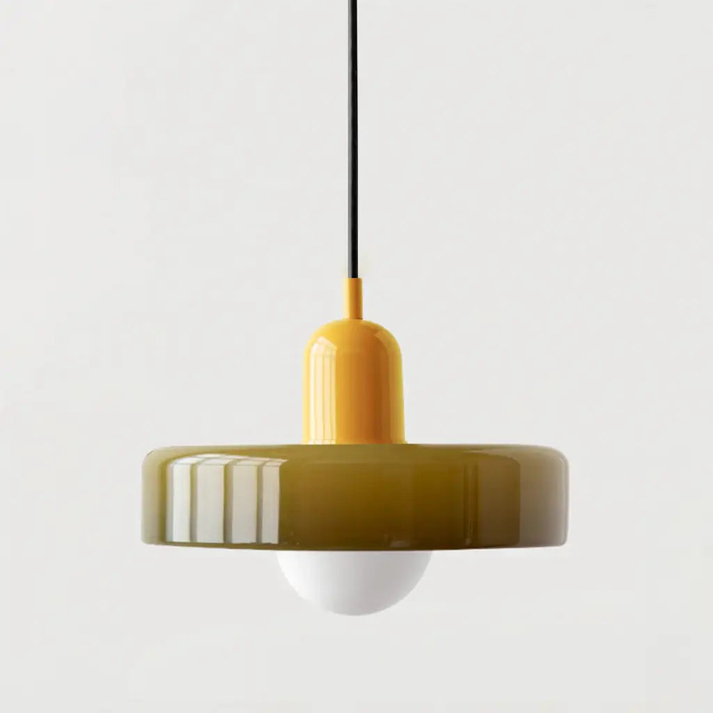 Sonnet Bauhaus Coloured Glass Pendant Light