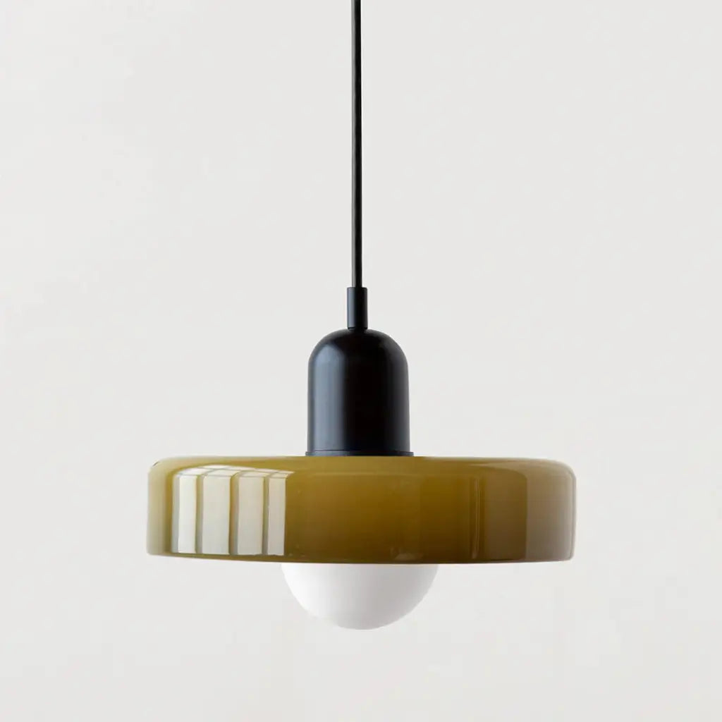 Sonnet Bauhaus Coloured Glass Pendant Light
