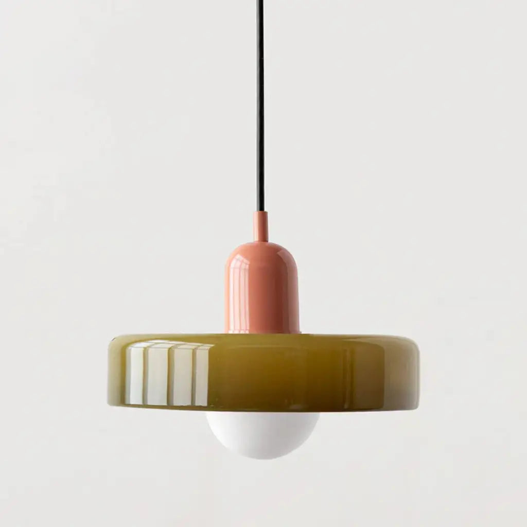 Sonnet Bauhaus Coloured Glass Pendant Light