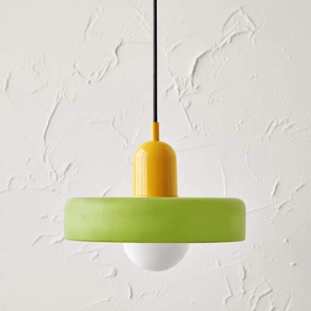 Sonnet Bauhaus Coloured Glass Pendant Light