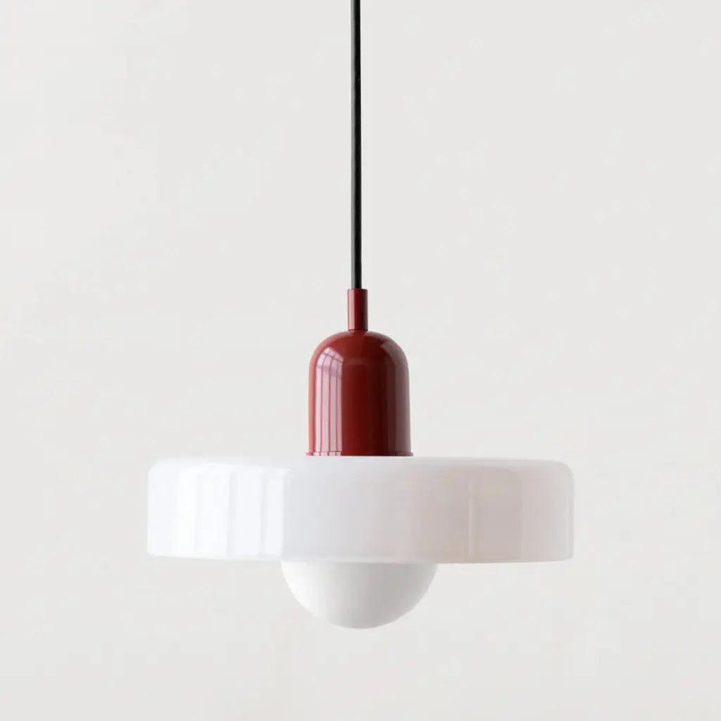 Sonnet Bauhaus Coloured Glass Pendant Light