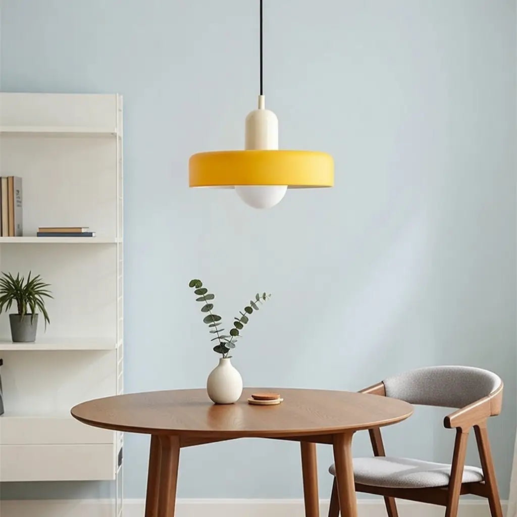Sonnet Bauhaus Coloured Glass Pendant Light