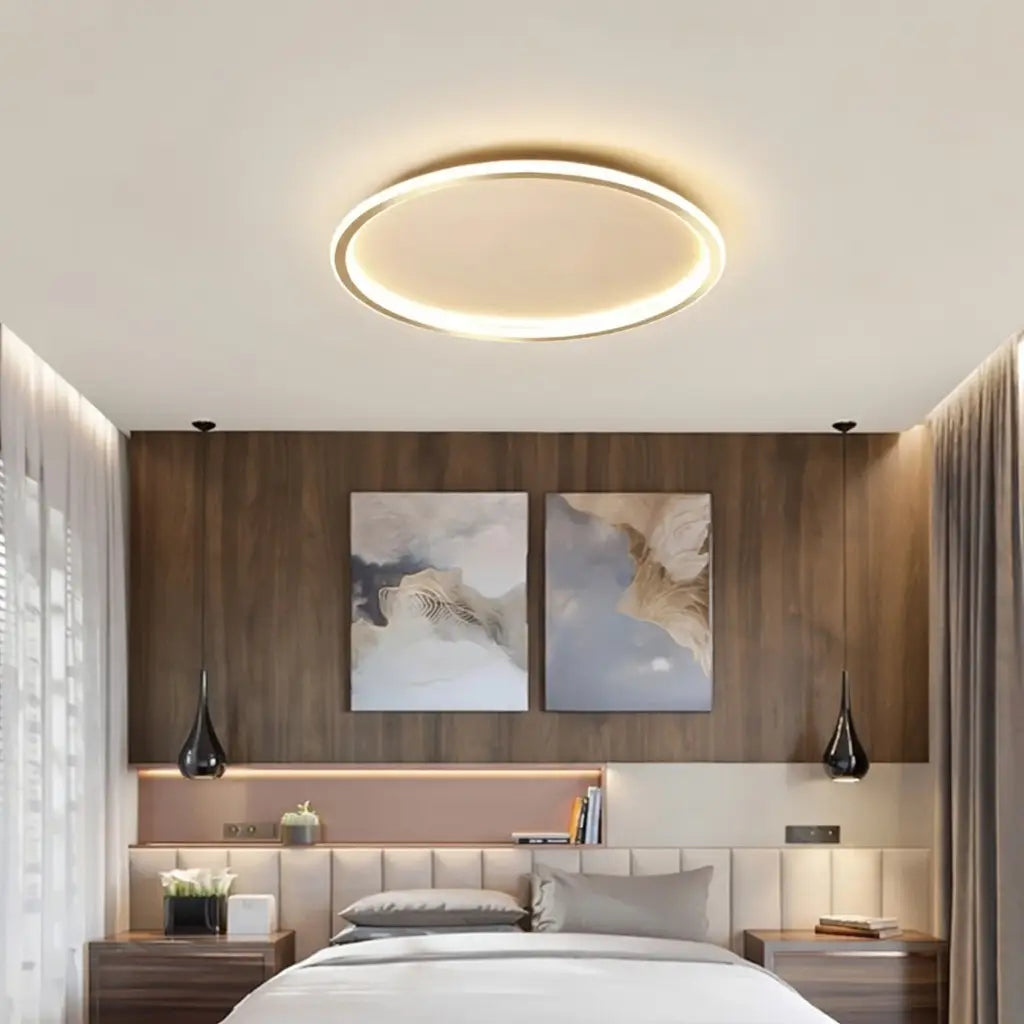Tondo Modern Round LED Flush Mount Ceiling Light