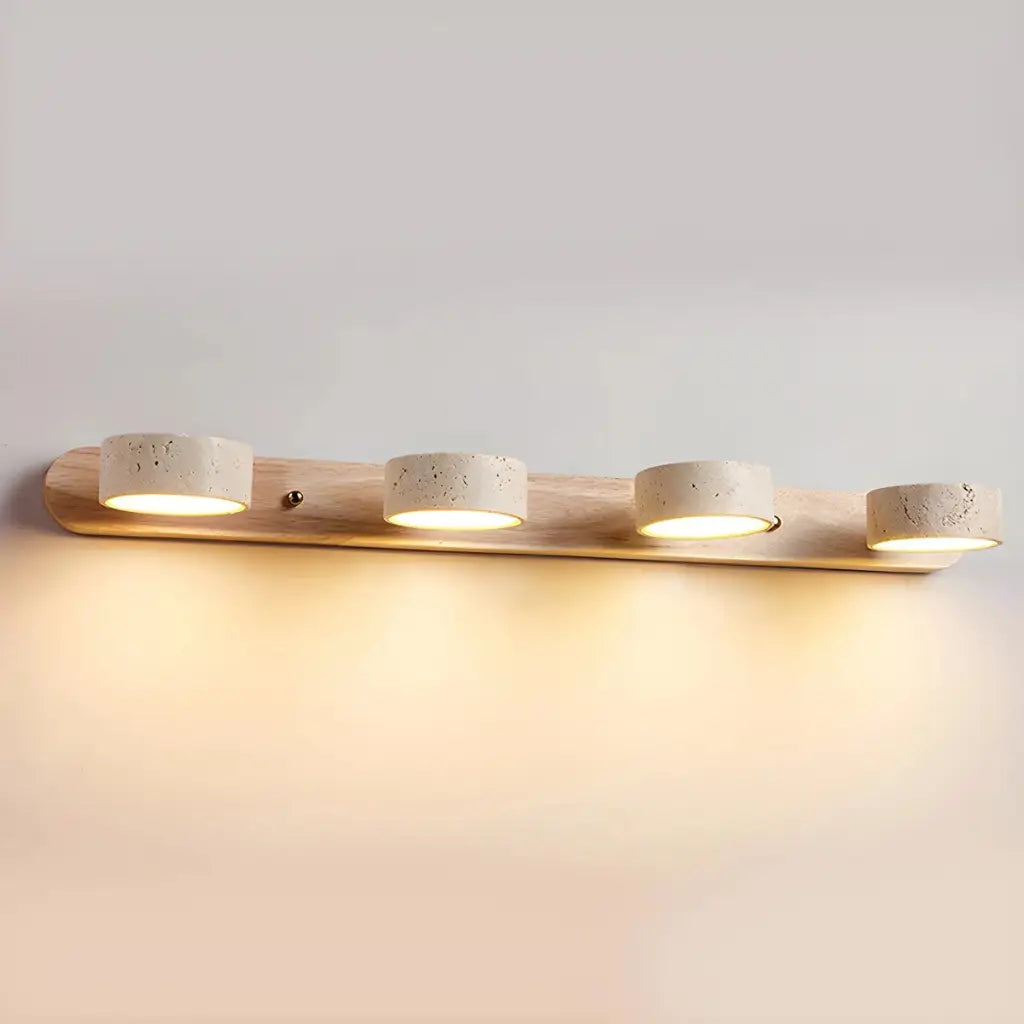 Travertine Minimalist Adjustable LED Bathroom Vanity Light
