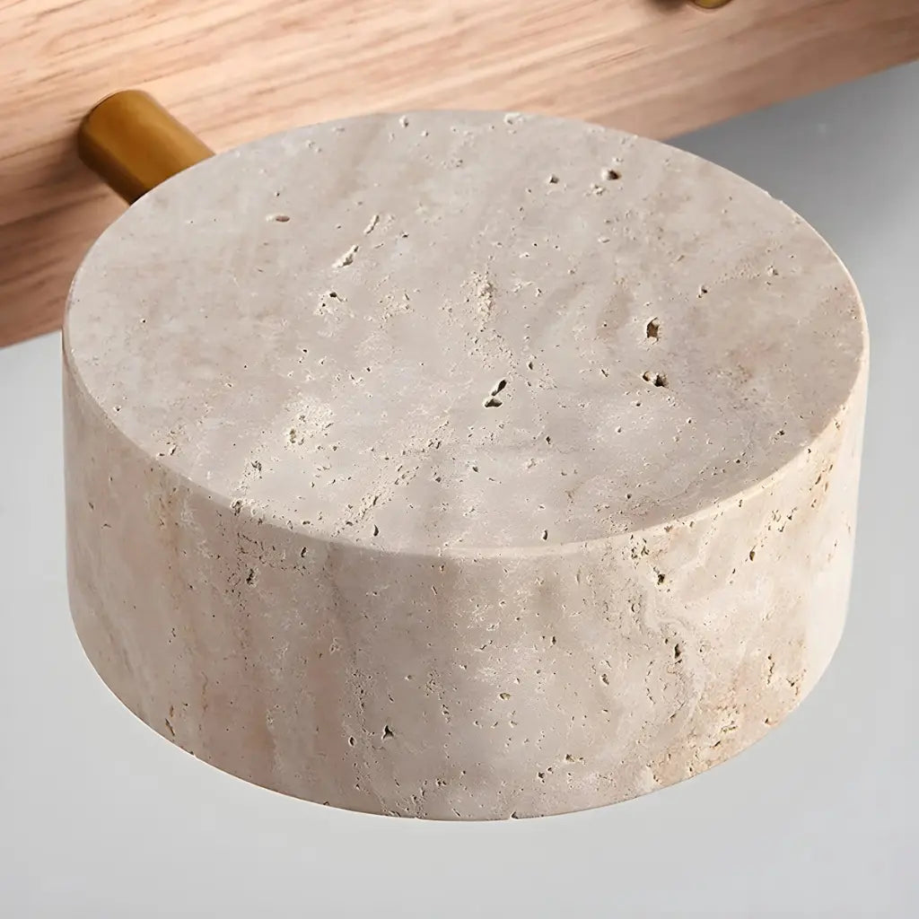 Travertine Minimalist Adjustable LED Bathroom Vanity Light