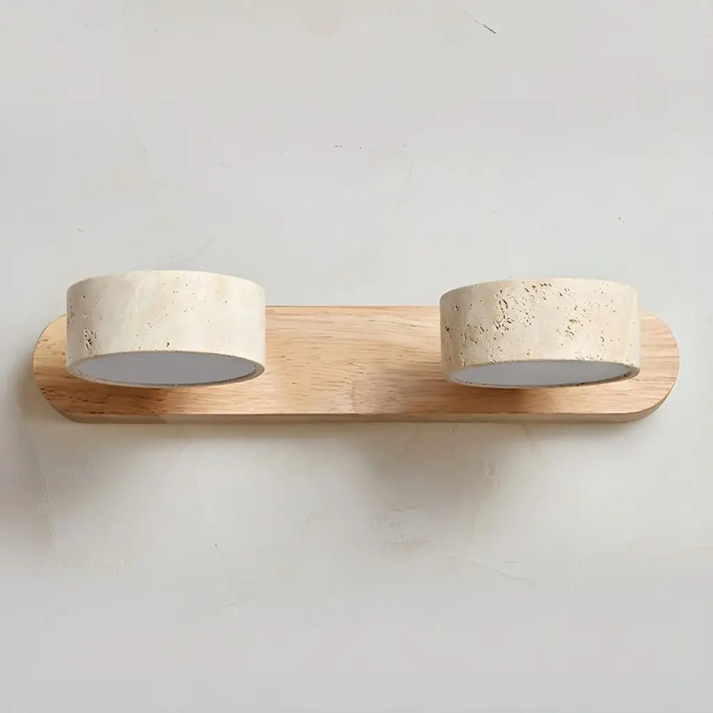 Travertine Minimalist Adjustable LED Bathroom Vanity Light